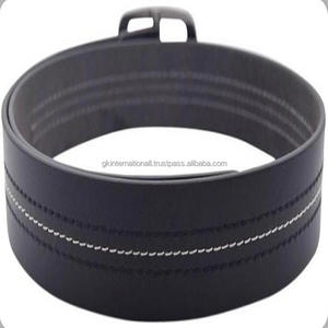 เข็มขัดหนังหุ้มหมุดแบบเม็ดเดียวเข็มขัดหนังแท้พร้อมหัวเข็มขัดทองเหลืองแบบเก่า - Product Image 4