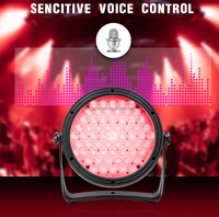 60*2W RGBww 4-en-1 LED Éclairage PAR en plastique pour Disco Party Club Bar DJ Show