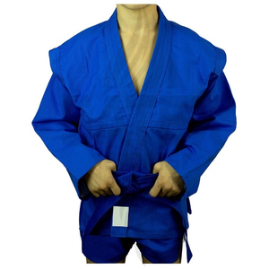 ชุดศิลปะการต่อสู้ ซัมโบ กิ ยิวยิตสู กิ ผ้าฝ้ายยืด 100% ออกแบบเองได้ คุณภาพสูง แห้งเร็ว ระบายอากาศได้ดี สำหรับทุกเพศ ระดับมืออาชีพ - Product Image 4