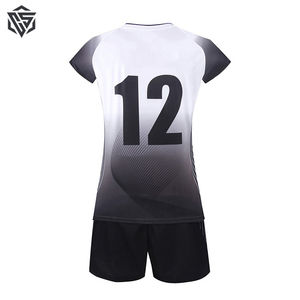 เครื่องแบบวอลเลย์บอลวัสดุโพลีเอสเตอร์คอกลมไม่มีแขนเสื้อสามารถระบายอากาศได้ดี - Product Image 5