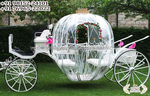 Luxury Cinderella Carriages for Touring Cinderella <b>Pumpkin</b> Carriage for <b>Princess</b> Cinderella Carriage for Wedding - Product Image 2