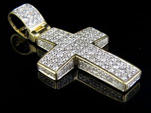 Stylish Iced Out <b>Cross</b> <b>Pendant</b> In S925 <b>Silver</b> Moissanite Diamond Hip Hop Custom Design Jewelry For Men Party Wear Gift - Product Image 4