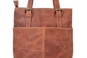 ALW, bolso de mano personalizado con estilo 100% de cuero de grano completo para mujer, bolso de hombro para mujer con cierre de cremallera, producto OEM - Product Image 3