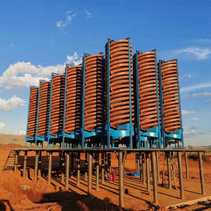 Ce chứng nhận giá bán buôn thiết bị khai thác mỏ Chrome rửa nhà máy Chrome quặng vàng Trọng lực xoắn ốc máng để bán - Product Image 1