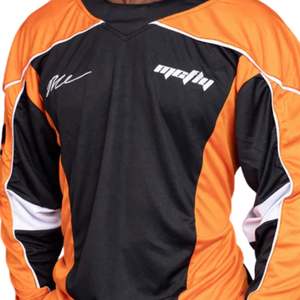 Men Orange <b>Black</b> Hockey Jersey <b>Long</b> <b>Sleeve</b> Breathable Polyester Training <b>Top</b> Casual Sportswear Unisex Athletic Streetwear - Product Image 5