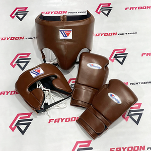 Wholesale Price Winning Boxing Sparring Set Boxing Gloves Head <b>Guard</b> <b>Groin</b> <b>Guard</b> High Quality Genuine Leather Durable Customized - Product Image 1