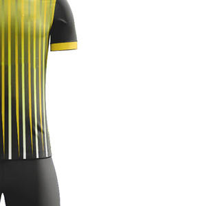 Juego de uniformes de fútbol de poliéster 100% de alta calidad, sublimado personalizado, antibacteriano, secado rápido, Unisex, Adulto, corte automatizado - Product Image 3