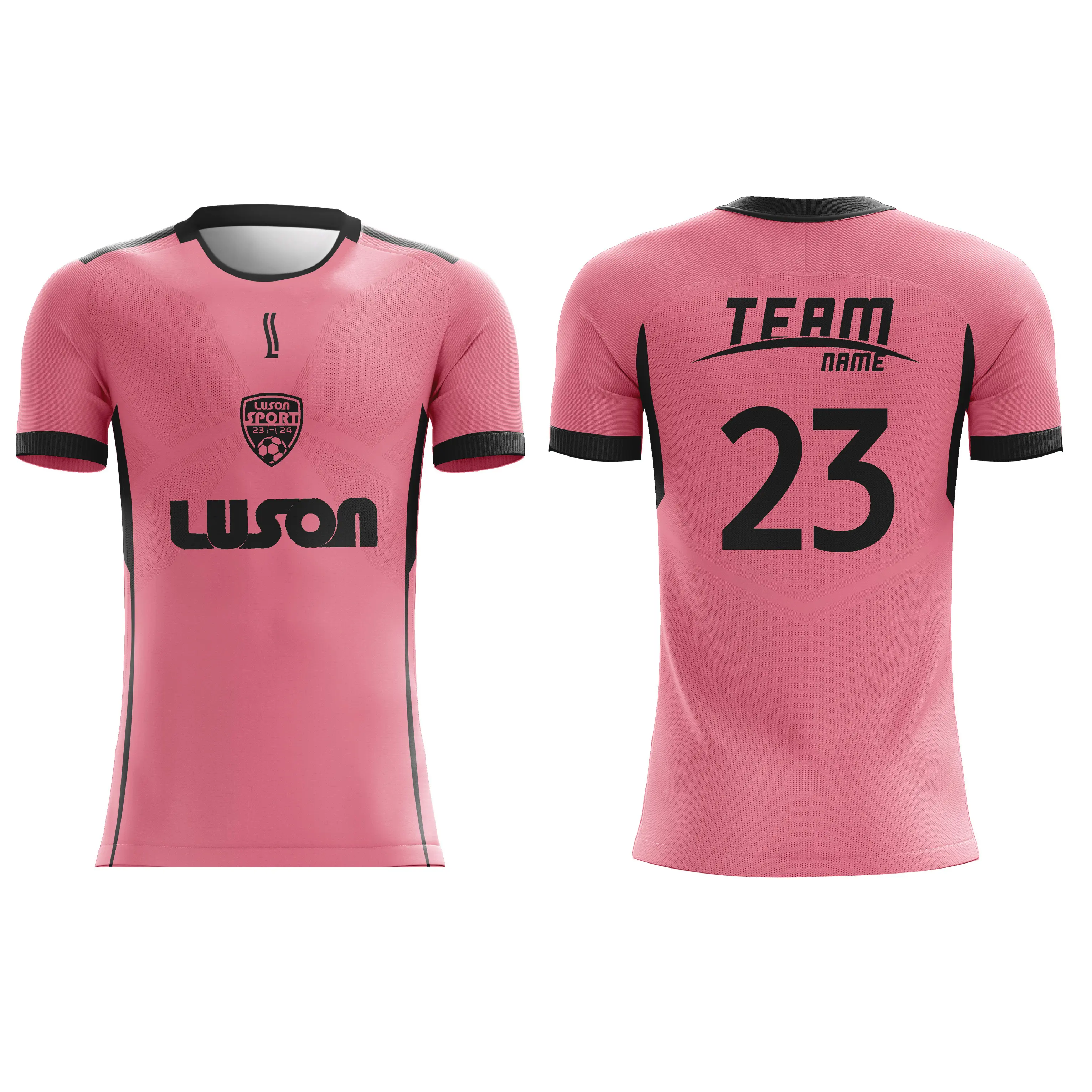 LUSON 24-25 New Design Soccer Jersey Set Soccer Team Mens Custom Logo Soccer Uniforms Jerseys Football Shirt