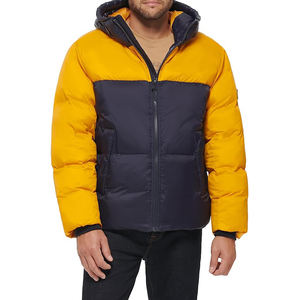 Chaquetas acolchadas para hombre, abrigo de invierno cálido ligero, repelente al agua cortavientos, chaqueta empacable acolchada aislada, servicio OEM - Product Image 1