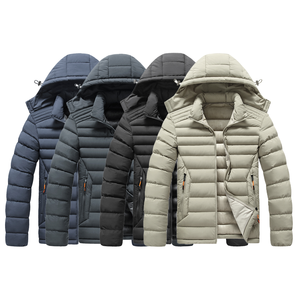 Vestes bouffantes noires temps froid hiver manteau bouffant à bulles veste pour hommes vestes en duvet de haute qualité - Product Image 6