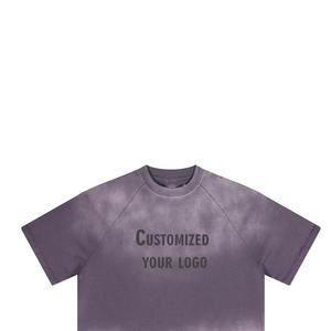 Vêtements pour hommes Printemps/Été 2026 Nouvelle collection tendance décontractée 100% coton biologique anti-boulochage tricoté à manches courtes coupe oversize - Product Image 5