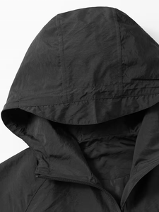 New Design Hooded <b>Winter</b> Windbreaker <b>Jacket</b> High Quality Men Sport Embroidery <b>Waterproof</b> Eco-Friend Regular Fit Autumn Outerwear - Product Image 3