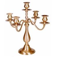 Atractivo Candelabro de Metal Plateado Decorativo para el Hogar y el Jardín, Hecho a Mano, Elegante y de Diseño para Restaurantes - Product Image 5