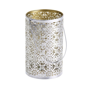 เชิงเทียนเหล็กแบบมีรูพรุนสำหรับตกแต่งบ้านที่ใส่เทียนหรูหราเชิงเทียนรูปทรงมงกุฎ - Product Image 6