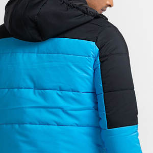 Vestes pour hommes à 2 poches latérales personnalisées Style Color Block Vestes d'hiver à couleurs bloquées pour hommes à vendre - Product Image 4