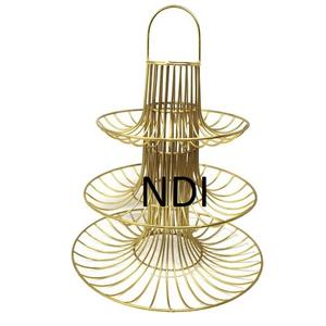 Meilleure qualité stockage design moderne personnalisé cuisine restauration utilisation comptoir décoratif stockage de fruits panier de fruits en métal - Product Image 4