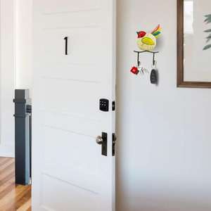 Gancho de Pared de Metal con Forma de Pájaro, Colorido, Hecho a Mano, Organizador, Decoración para Habitación Infantil, Regalo Festivo, Venta al por Mayor, Exportación, Artesanía - Product Image 4