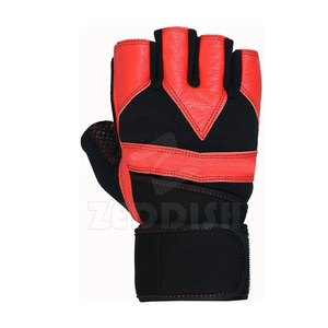OEM Leather Weight Lifting <b>Gloves</b> Latest Style Gym Workout <b>Gloves</b> Wholesale with Best Quality Cheap Price - Product Image 5