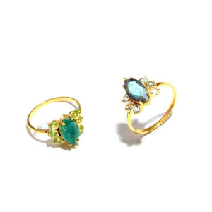 แหวนแต่งงานสีเงินสเตอร์ลิงประดับหินลาบราดอไรต์ธรรมชาติสีฟ้าดูฉูดฉาดมี925สำหรับงานปาร์ตี้ - Product Image 4