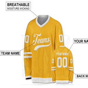 Fabrication par le maillot de hockey sur glace de Fasmic Sport avec design personnalisé Formation au hockey sur glace fabriqué au Pakistan - Product Image 2