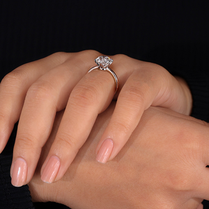 Anillo de Diamante Cultivado en Laboratorio con Corte Europeo Antiguo, Anillo de Compromiso Solitario, Anillo con Certificado IGI, Anillo de Estilo Vintage, Regalos de Aniversario - Product Image 5