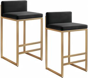 Taburetes de Bar de cocina modernos hechos en Vietnam con respaldo de cuero PU tapizado taburetes de Bar de altura de mostrador SILLA DE Bar de mostrador sin brazos - Product Image 3