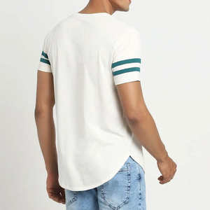 เสื้อยืดผู้ชายคุณภาพสูง ระบายอากาศได้ดี ผ้า Worsted แขนสั้น ทรงปกติ สกรีนโลโก้ตามสั่ง สีสันหลากหลาย ขายดีที่สุด - ราคาขายส่ง - Product Image 3