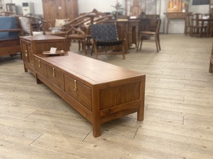 High Quality Japanese Medium Teak Corner <b>TV</b> Display <b>Cabinet</b> for Living Room New <b>Wood</b> Furniture - Product Image 6