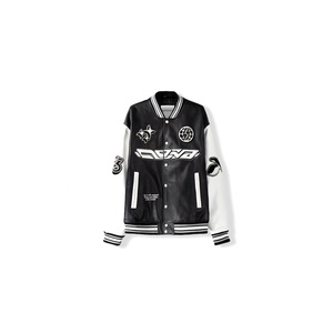 แจ็คเก็ตวาร์ซิตี้ผ้าแคนวาสขนสัตว์แท้ 100% สำหรับฤดูหนาว ไซส์ใหญ่พิเศษ มีฮู้ด กันลม ปักลายตามสั่ง สำหรับผู้ชาย รุ่น SFS-VJ-1019 - Product Image 4