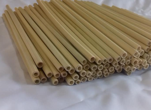 Pailles artisanales en bambou naturel pour boissons chaudes et froides avec emballage personnalisable - Product Image 6