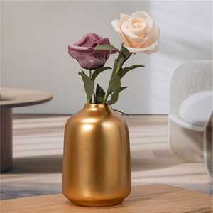 Luxury Modern <b>Gold</b> Metal Flower Pot Stand Wedding Indoor Tall <b>Planter</b> Vase Eco-Friendly Handmade Customizable Decor - Product Image 5