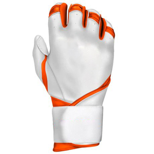 Guantes de bateo de béisbol y softbol de cuero digital profesional Unisex puño largo piel de cabra suave y cómodo - Product Image 2