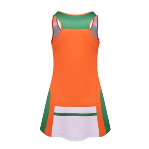 Meilleures ventes : Ensembles d'uniformes de netball d'hiver imperméables 100% polyester vierges pour sublimation personnalisée, tailles plus grandes, incluant maillots, jupes et robes - Product Image 2