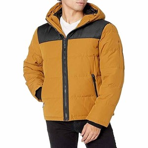 Chaquetas acolchadas para hombre, abrigos de invierno acolchados con cremallera y cuello levantado, chaquetas cálidas y gruesas, abrigo de esquí, vestido informal para exteriores, deportes - Product Image 1