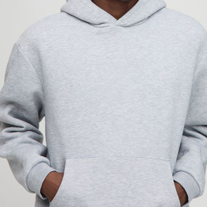 Survêtements à capuche unis personnalisés ensemble sweat à capuche en molleton de coton épais survêtement de sport d'hiver pour hommes - Product Image 5