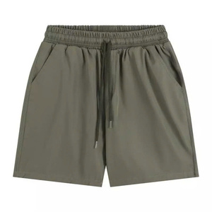 NH86 Upgraded <b>khaki</b> nylon <b>shorts</b> above knee length with reinforced stitching menswear style designed for comfort and durability - Product Image 4