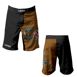 กางเกง MMA แบบสั่งทำรุ่นใหม่ คุณภาพสูง เป็นมิตรกับสิ่งแวดล้อม ผ้าไม่ทอ ลายเรียบ ความยาวระดับเข่า ระบายอากาศได้ดี แห้งเร็ว ลดราคา - Product Image 6