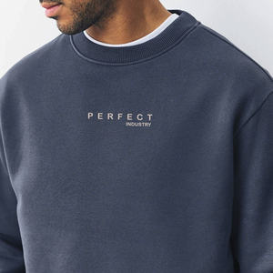 เสื้อสเวตเชิ้ตผู้ชาย Perfect Industry รุ่น Winter คุณภาพพรีเมียม คอกลม แขนยาว สกรีนโลโก้ได้ ผลิตจากผ้าฝ้าย 100% ทรงโอเวอร์ไซส์ - Product Image 2