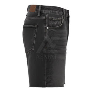 Pantalones Cortos Vaqueros para Hombre, Corte Estructurado, Acabado Limpio y Diseño Minimalista, para Actividades al Aire Libre y Viajes - Product Image 5