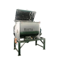 Mélangeur agitateur de précision 1000L en acier inoxydable 304 avec capacité de séchage pour levure, farine de riz, produits chimiques, moteur et boîte de vitesses