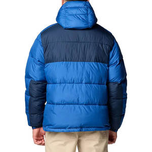 เสื้อโค้ทกันหนาวมีฮู้ดสำหรับผู้ชายเสื้อแจ็คเก็ตขนเป็ดมีซิปคอตั้งมีซิปปิดกันลมทันสมัยแนวสตรีทแฟชั่น - Product Image 2