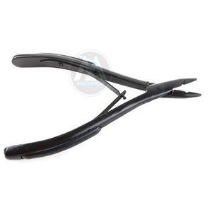 Alicates para extensiones de cabello Nano y I Tip (Microperlas) Extensiones de cabello Acero inoxidable negro - Product Image 3