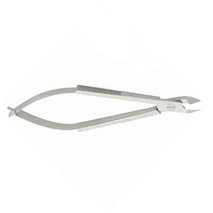 Pince à ongles à cuticules en acier allemand avec double fourche et action ressort Pince à ongles à cuticules - Product Image 2