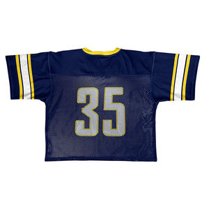 Maillot de football à col côtelé tendance, coupe ample, maillot de football en mesh athlétique pour hommes 2025 - Product Image 2