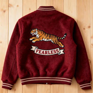 เสื้อแจ็คเก็ตวาร์ซิตี้ผู้ชายแบบลำลองสั่งทำพิเศษ คอตั้ง คุณภาพพรีเมียม มีให้เลือกหลายสี - Product Image 2