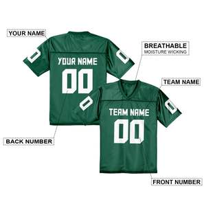 Ropa de calle con impresión sublimada personalizada, camiseta de fútbol a la moda, diseño bordado, camiseta de fútbol americano de Equipo Nacional corto de malla - Product Image 3