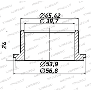 Maza de Impulsor HBGM02 para General Motors 245mm LU (3T40, 3L30, TH125C, TH200C, 4T60E, TH440-R4, TH700-R4, 4L60, 4L60E, S-10) - Product Image 2