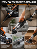 Mini aspirateur sans fil portable 20000Pa pour voiture et maison, vente chaude