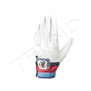 Guantes de golf de cuero Cabretta de mano izquierda más vendidos Premium logotipo personalizado guantes de golf de calidad con estilo - Product Image 4