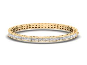 REYES Fine Jewelry Luxury 925 Sterling Silver Moissanite Cuban Link Chain <b>Bracelet</b> For Women Valentines Day Gift <b>Bracelets</b> - Product Image 5